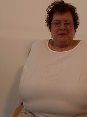 German granny with incredible huge breasts